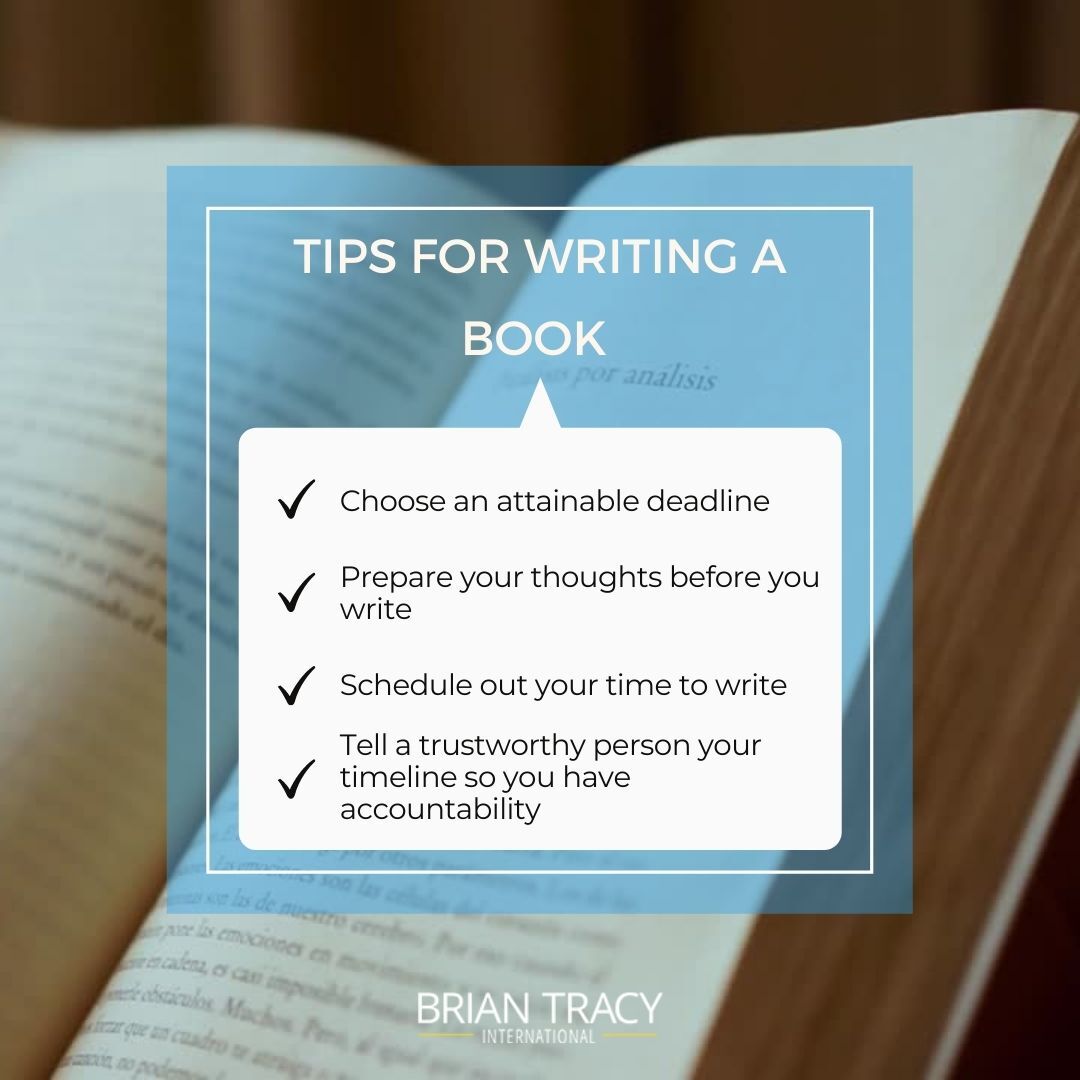 How to Publish a Book Everything to Know Brian Tracy