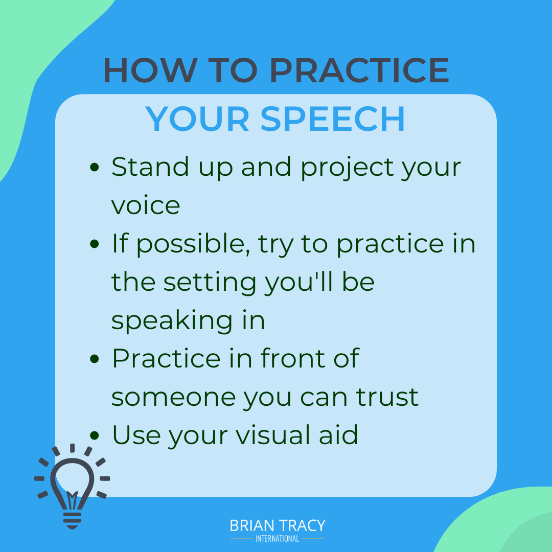 how to type out a speech